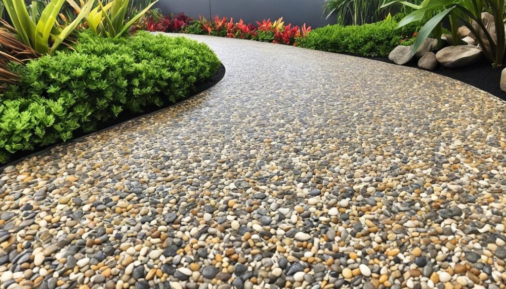 Is exposed aggregate cheaper than stamped concrete in Townsville, QLD?