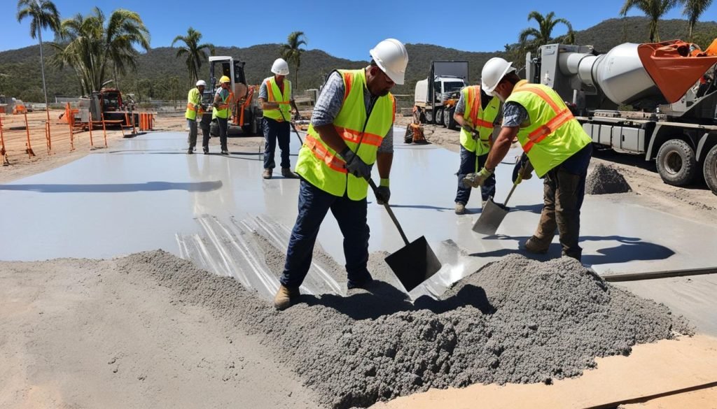 What do concreters do in Townsville QLD?